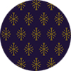 Gold Stars On Midnight Blue